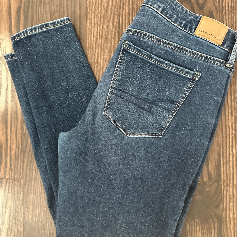 American Eagle Outfitters Women's mid rise Jeggings Jeans size 10 regular